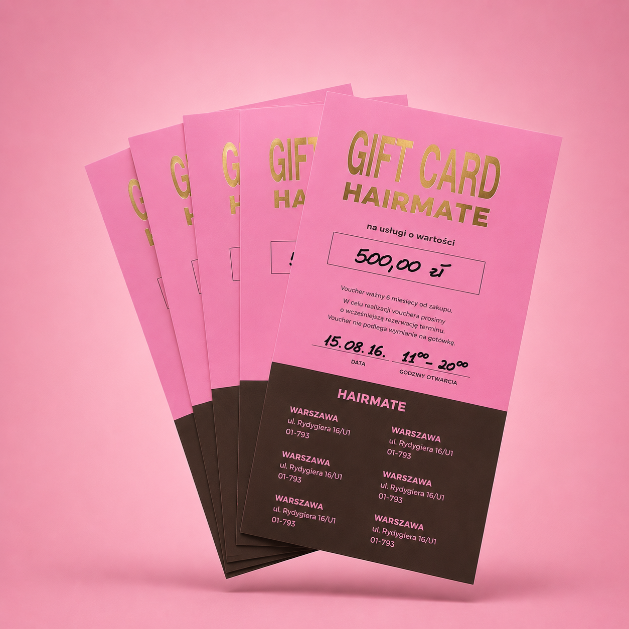 Voucher podarunkowy - HAIRMATE by Czimi